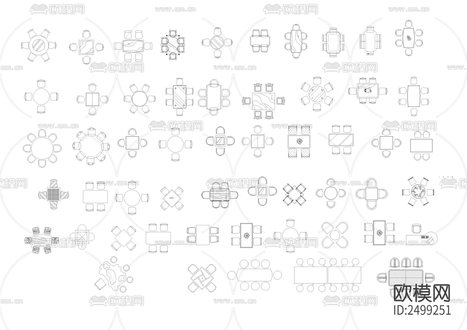 室内平面cad图库下载（渲染图6）