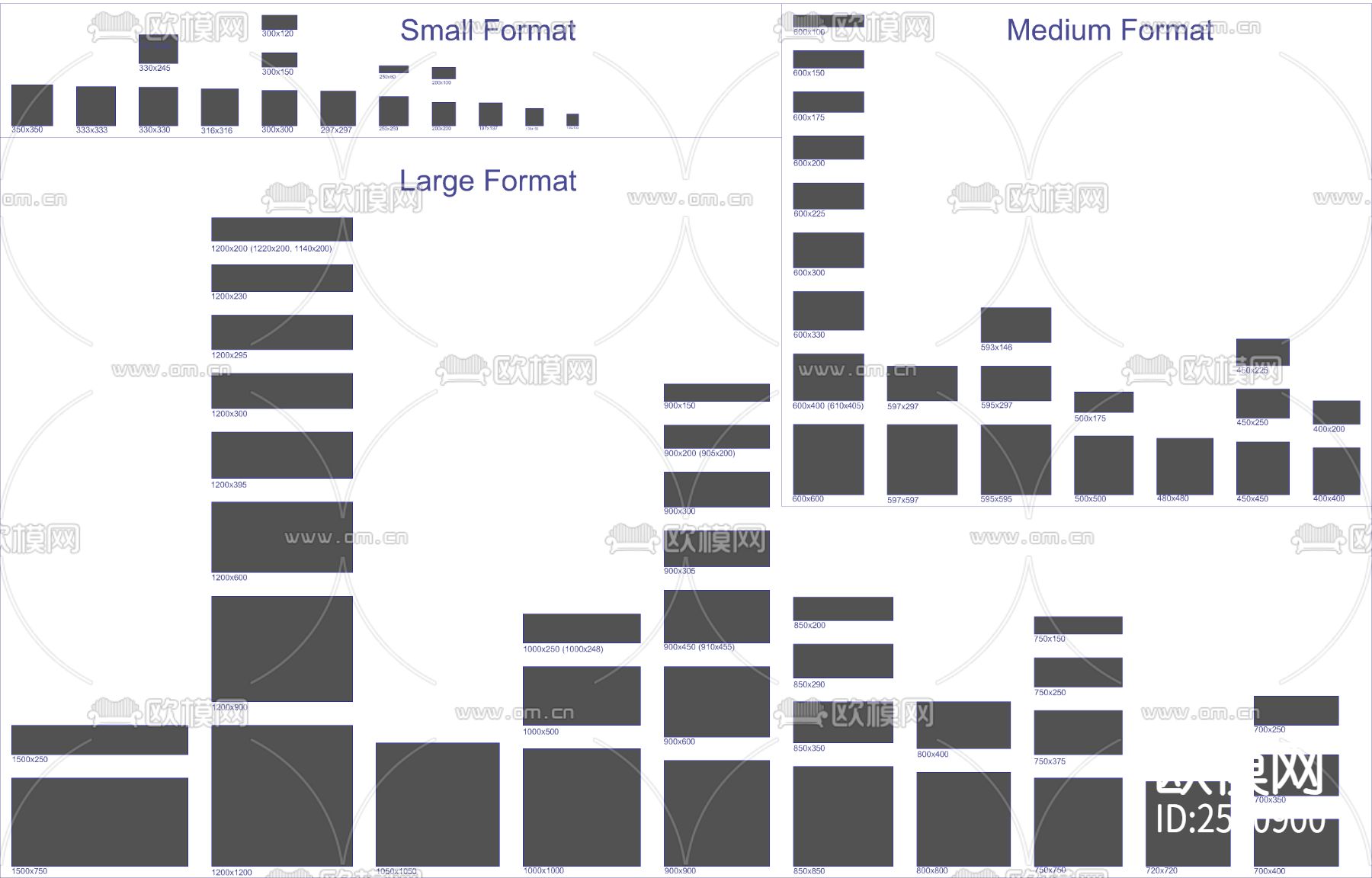 多种规划的地砖CAD施工图下载（渲染图1）