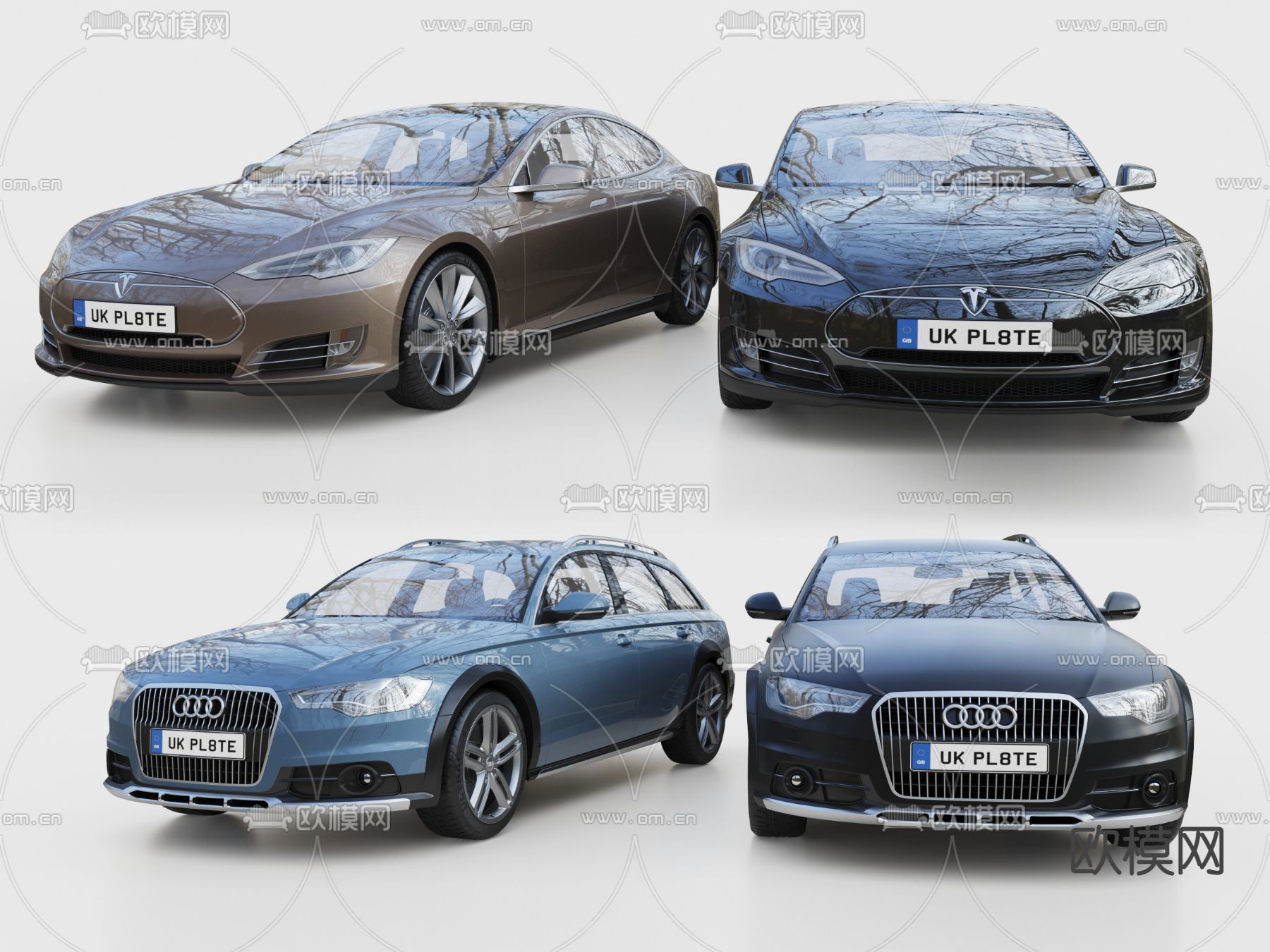 汽车 豪车 跑车3d模型下载