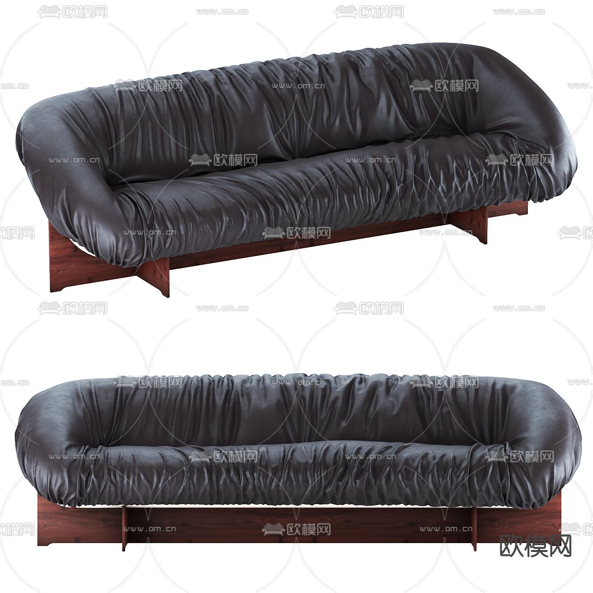 Percival 多人沙发3d模型下载（渲染图1）