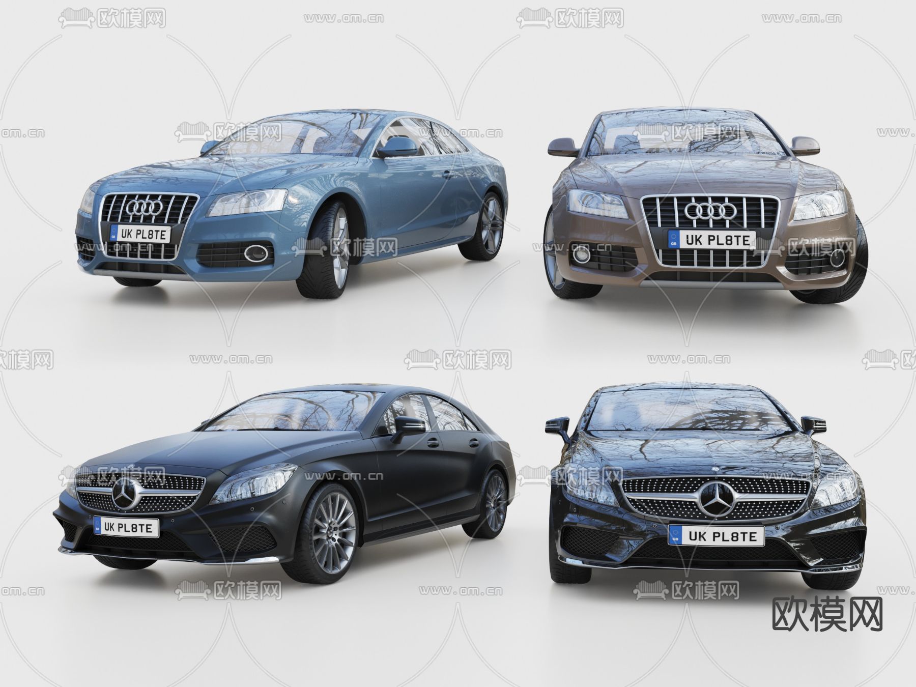 豪华汽车 轿车3d模型下载