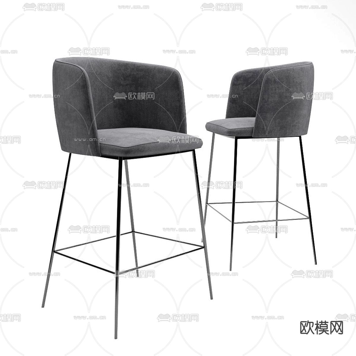 camerich 吧椅3d模型下载