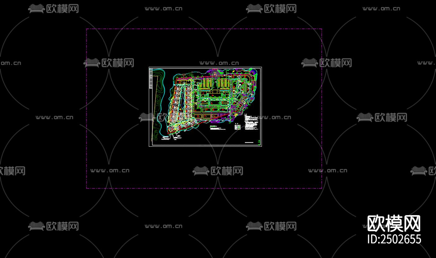 古徐水街三期污水管网 雨水管网CAD施工图下载（渲染图2）