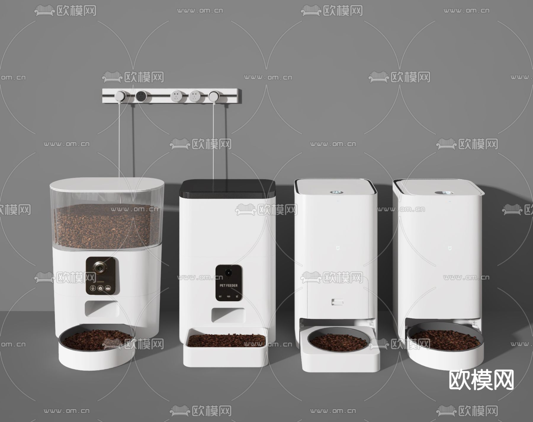 宠物喂养机 投食机3d模型下载