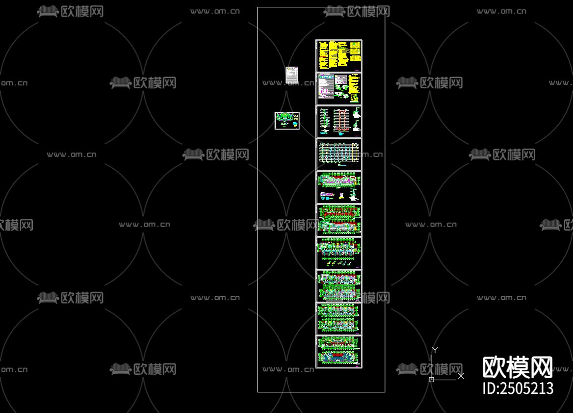 观澜府18号楼给排水及水灭火系统设计CAD施工图下载（渲染图4）