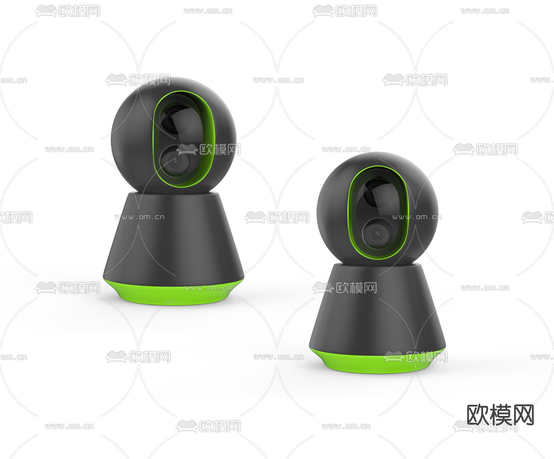 摄像头 安防监控3d模型下载