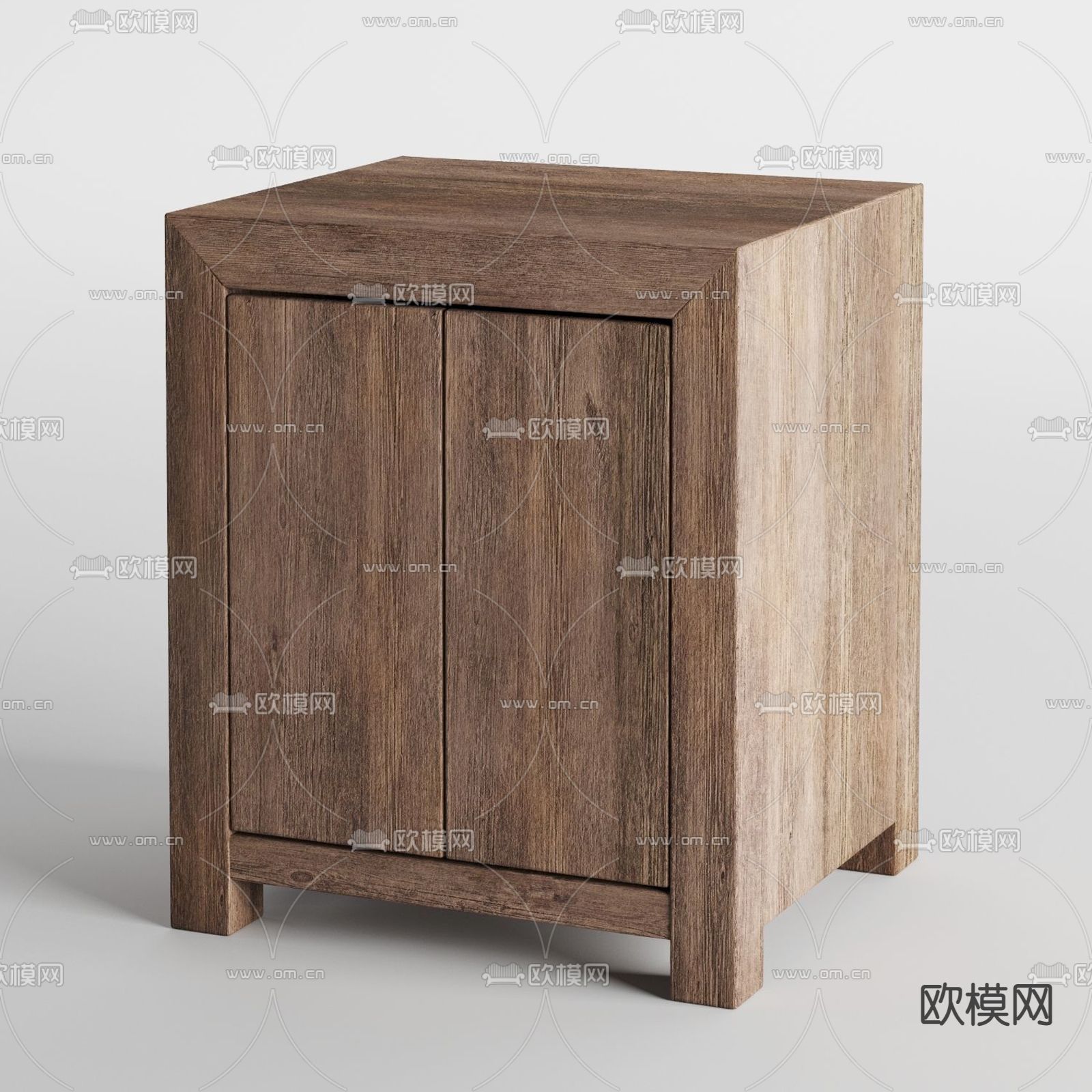 北欧床头柜免费3d模型下载