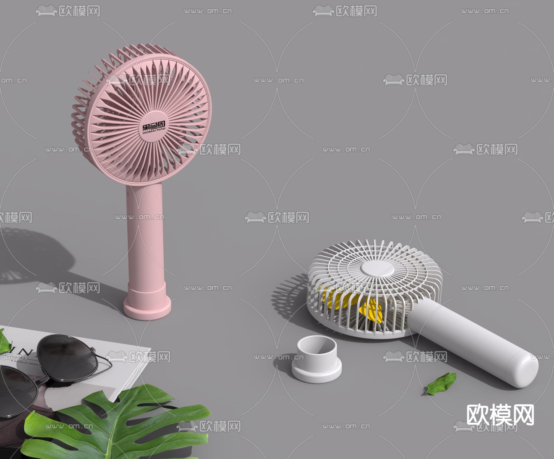 手持小风扇 电扇3d模型下载
