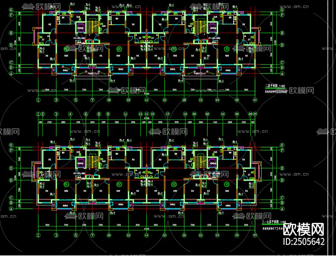 给排水及水灭火系统设计CAD施工图下载（渲染图4）