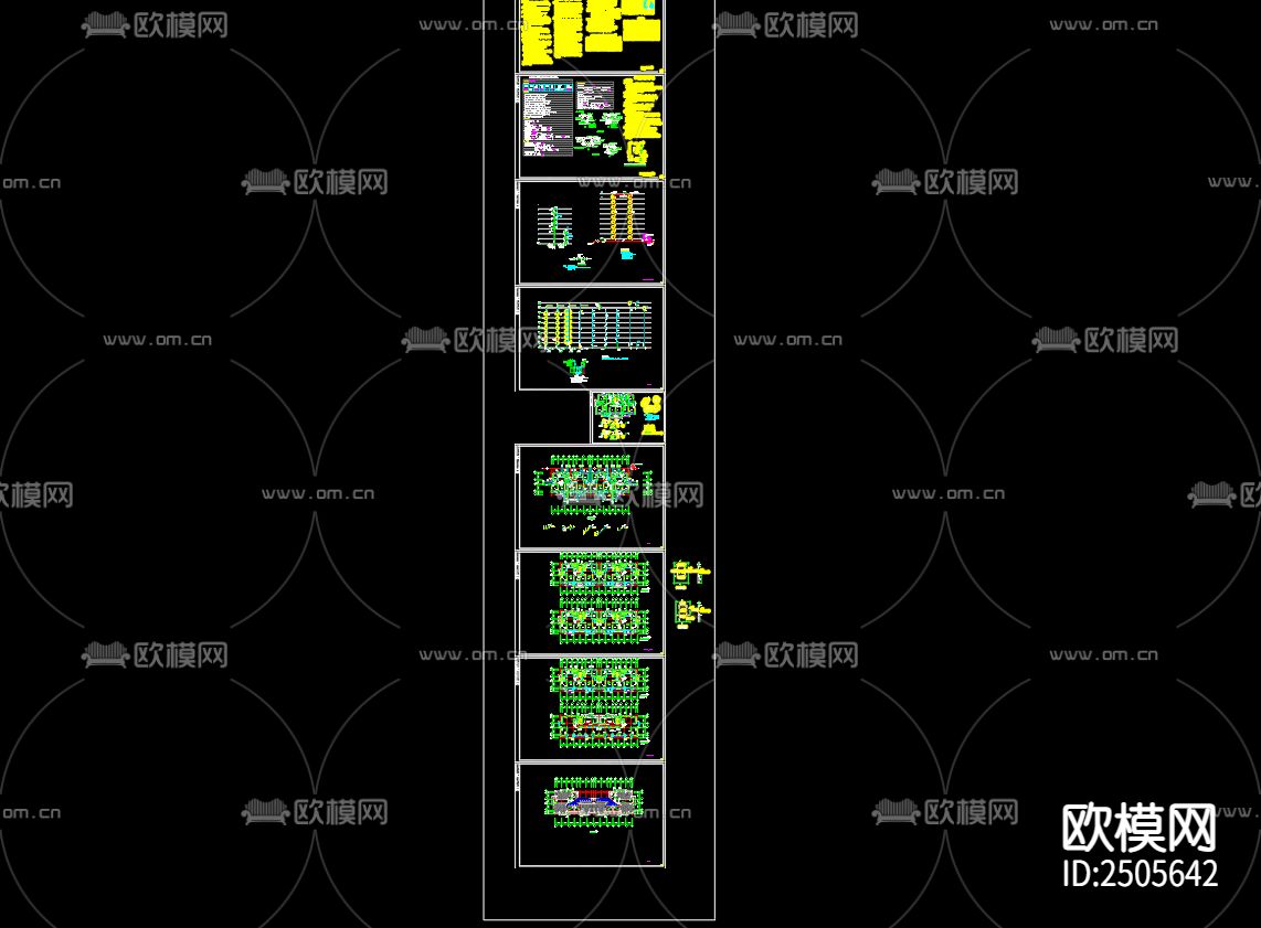 给排水及水灭火系统设计CAD施工图下载（渲染图1）
