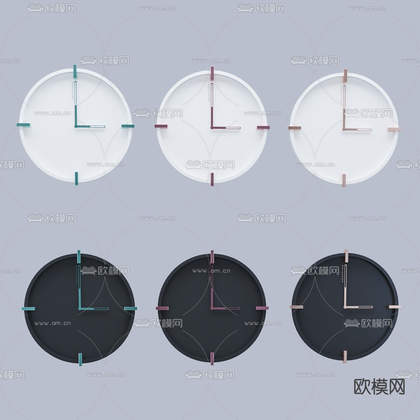 钟表 时钟 钟免费3d模型下载