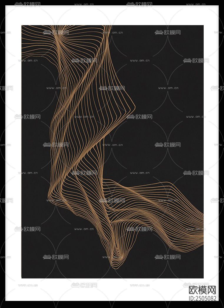 线条挂画下载（渲染图1）