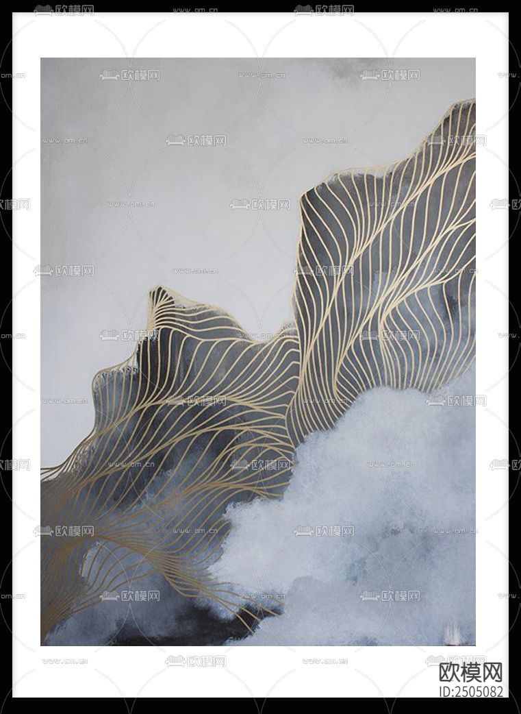 线条挂画下载（渲染图3）