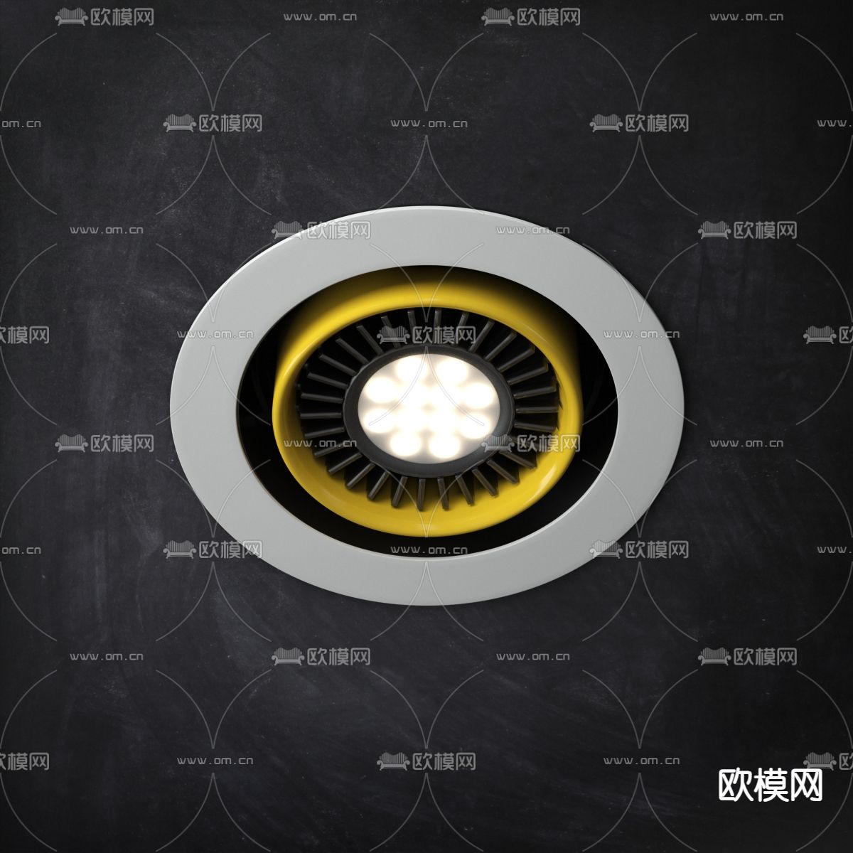 筒灯 照明灯免费3d模型下载