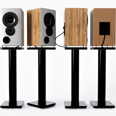  落地音响 音箱su模型 