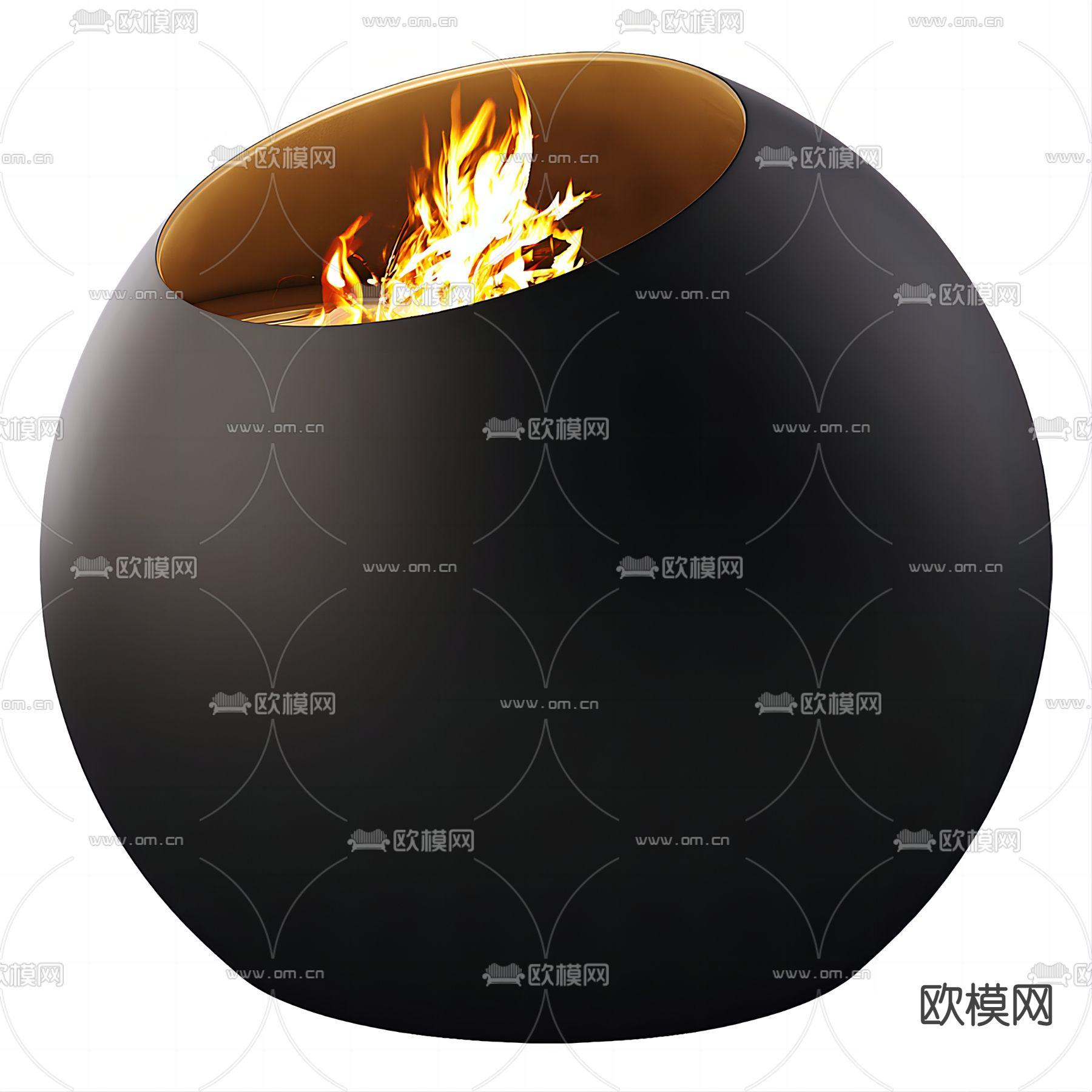 创意壁炉 火炉3d模型下载