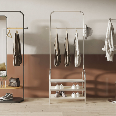  现代衣帽架su模型 