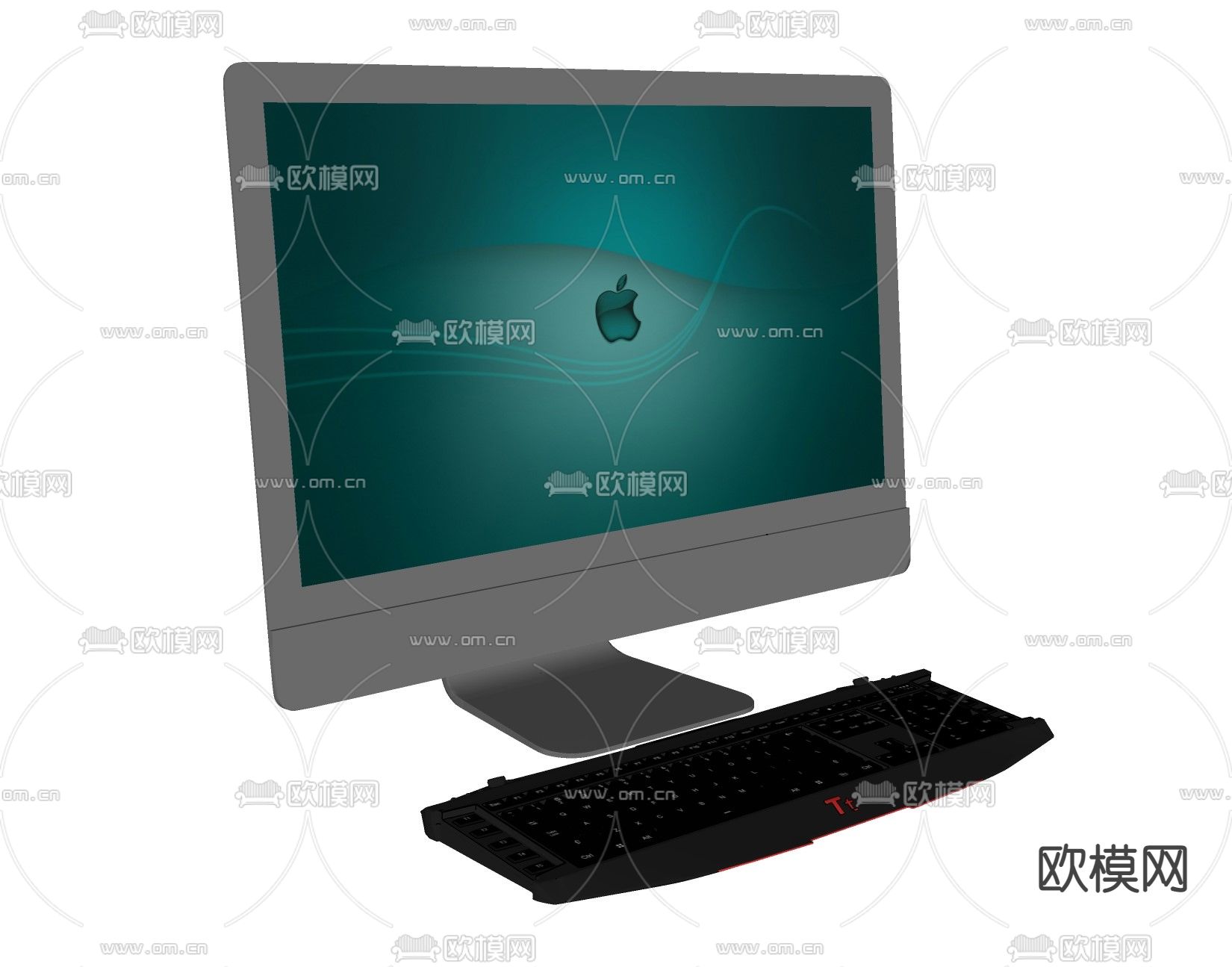 苹果电脑su模型下载（渲染图2）