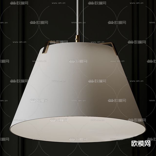 现代极简艺术吊灯免费3d模型下载