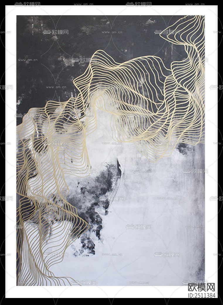 线条挂画下载（渲染图2）