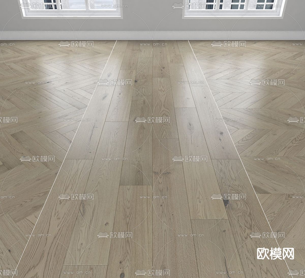 现代木地板3d模型下载
