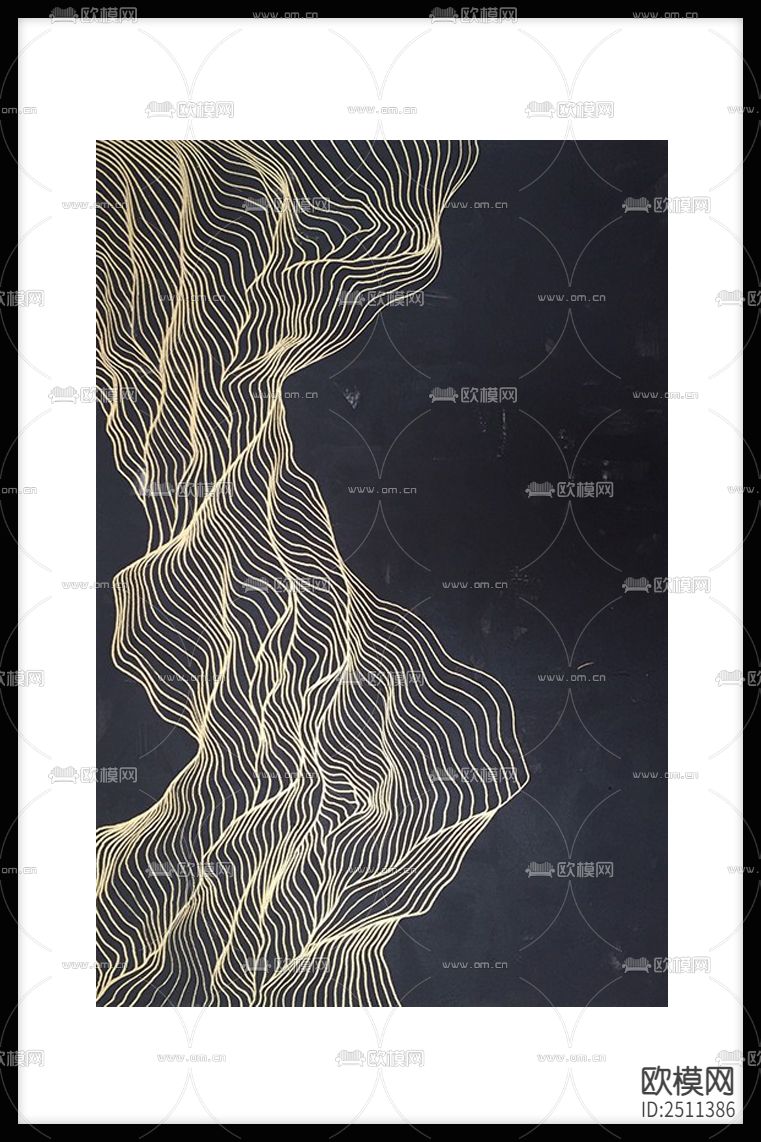 线条挂画下载（渲染图2）