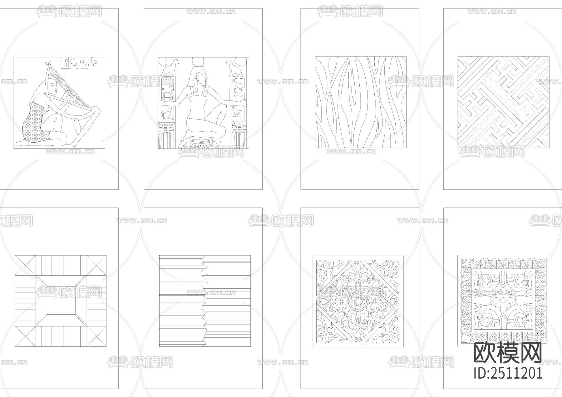 艺术砂岩素材CAD图库下载（渲染图4）