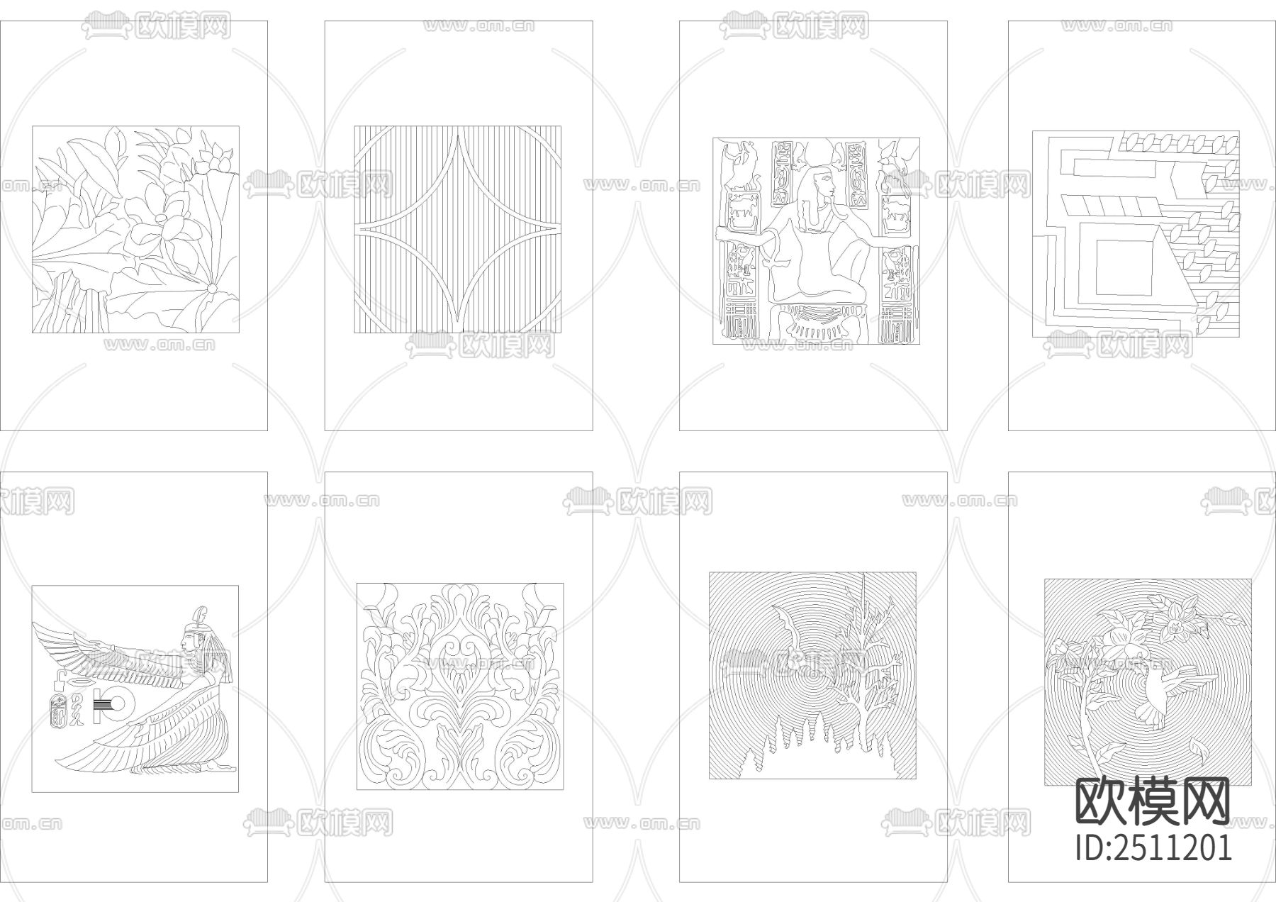 艺术砂岩素材CAD图库下载（渲染图7）