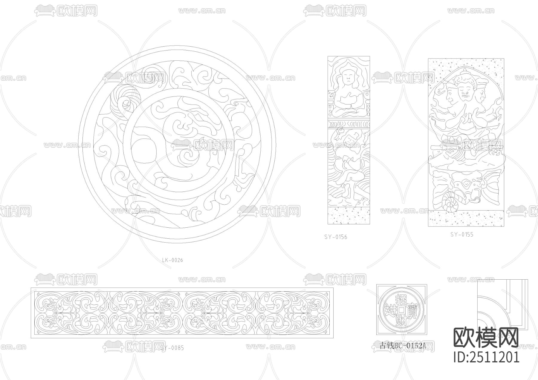 艺术砂岩素材CAD图库下载（渲染图10）