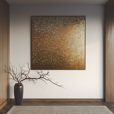  新中式装饰画su模型 