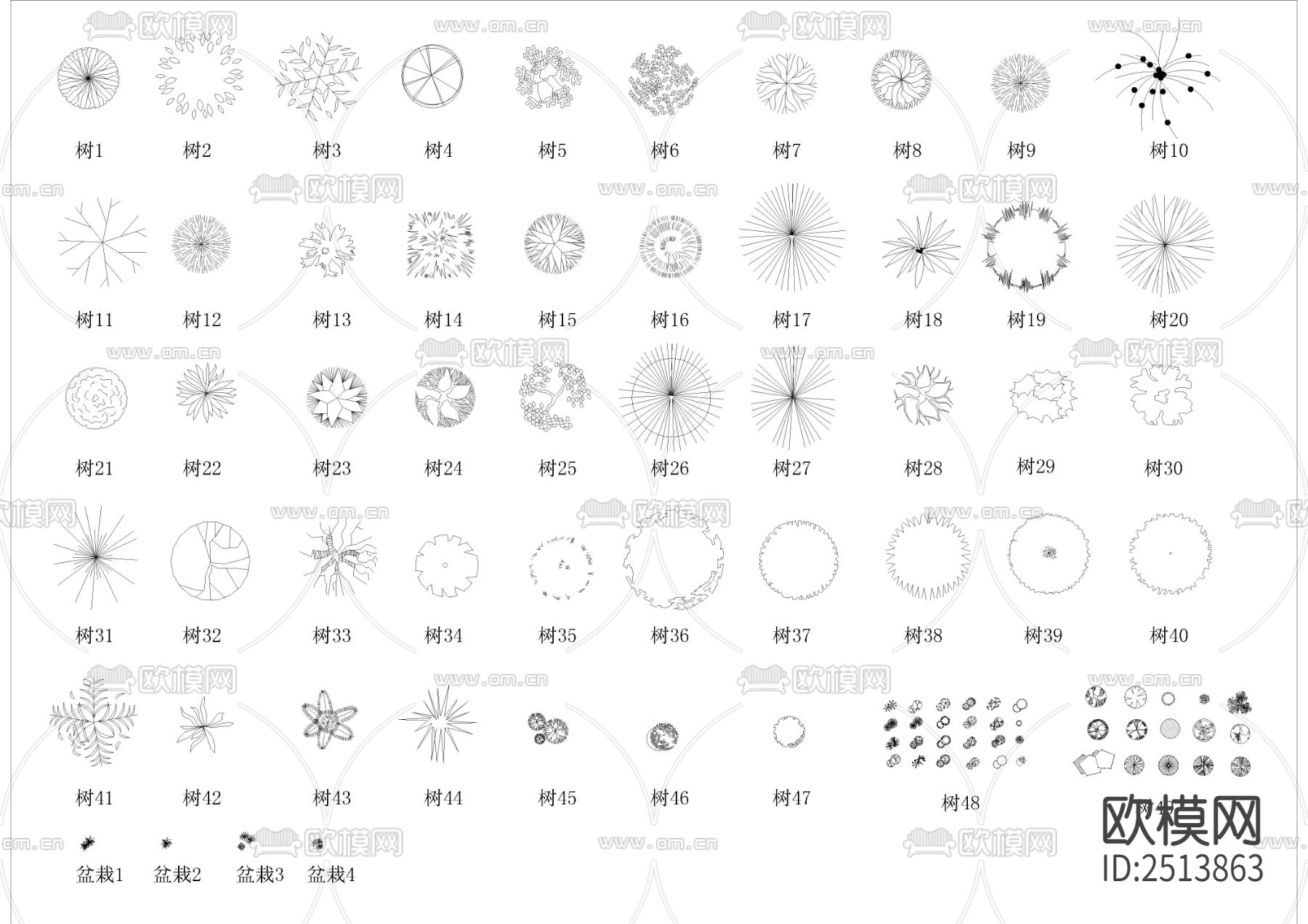 建筑材质CAD图库下载（渲染图3）