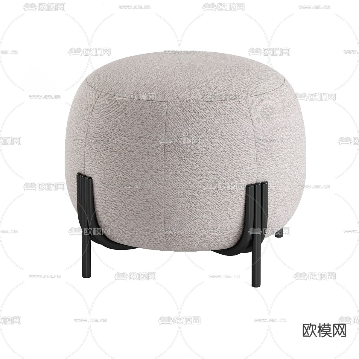 现代凳子su模型下载（渲染图1）