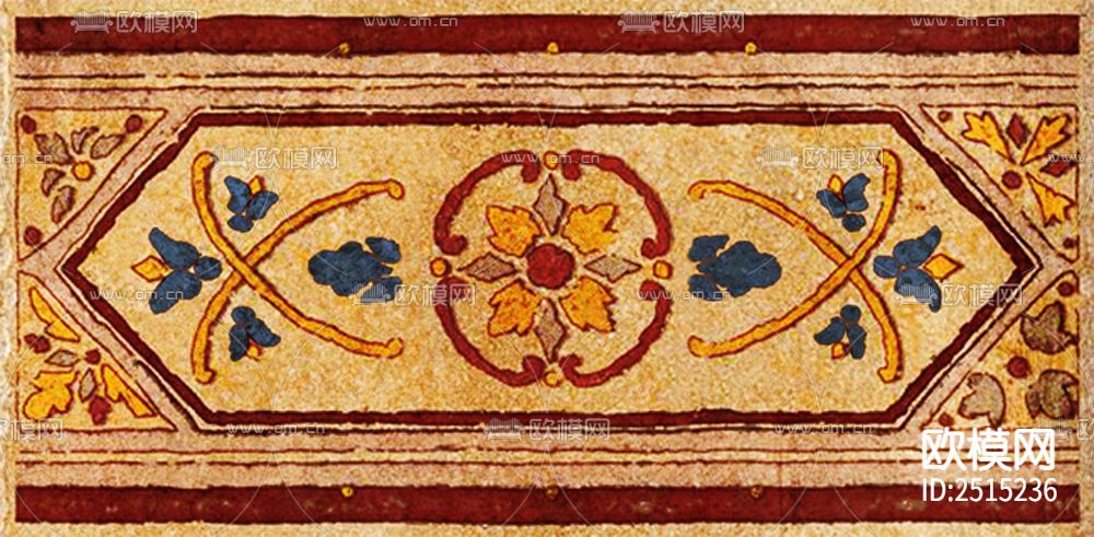 仿古砖 瓷砖下载（渲染图1）