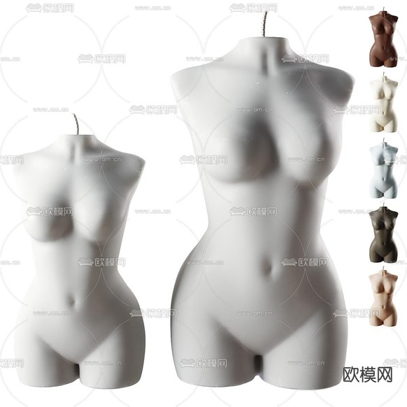 人体雕塑 摆件3d模型下载