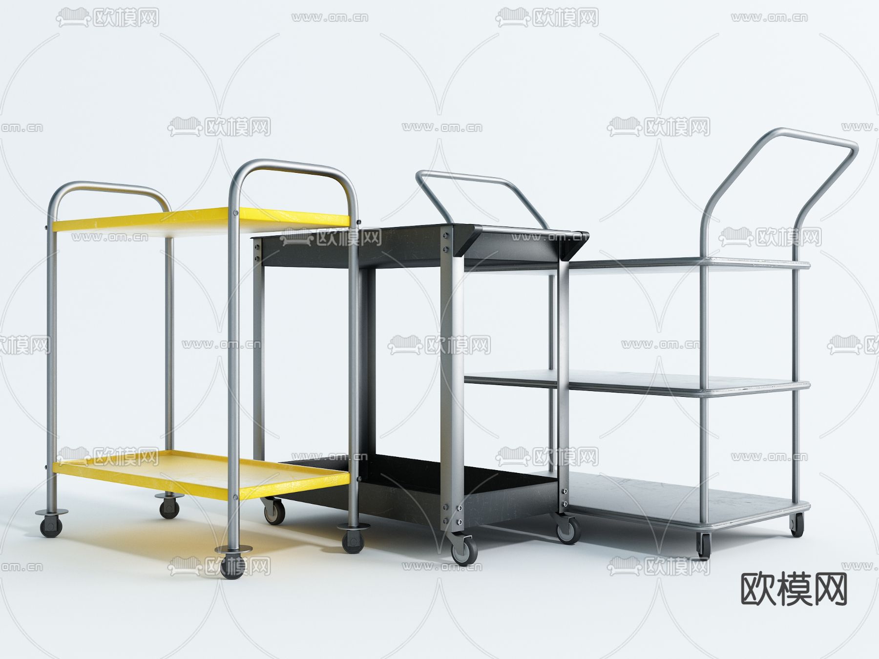 小推车3d模型下载