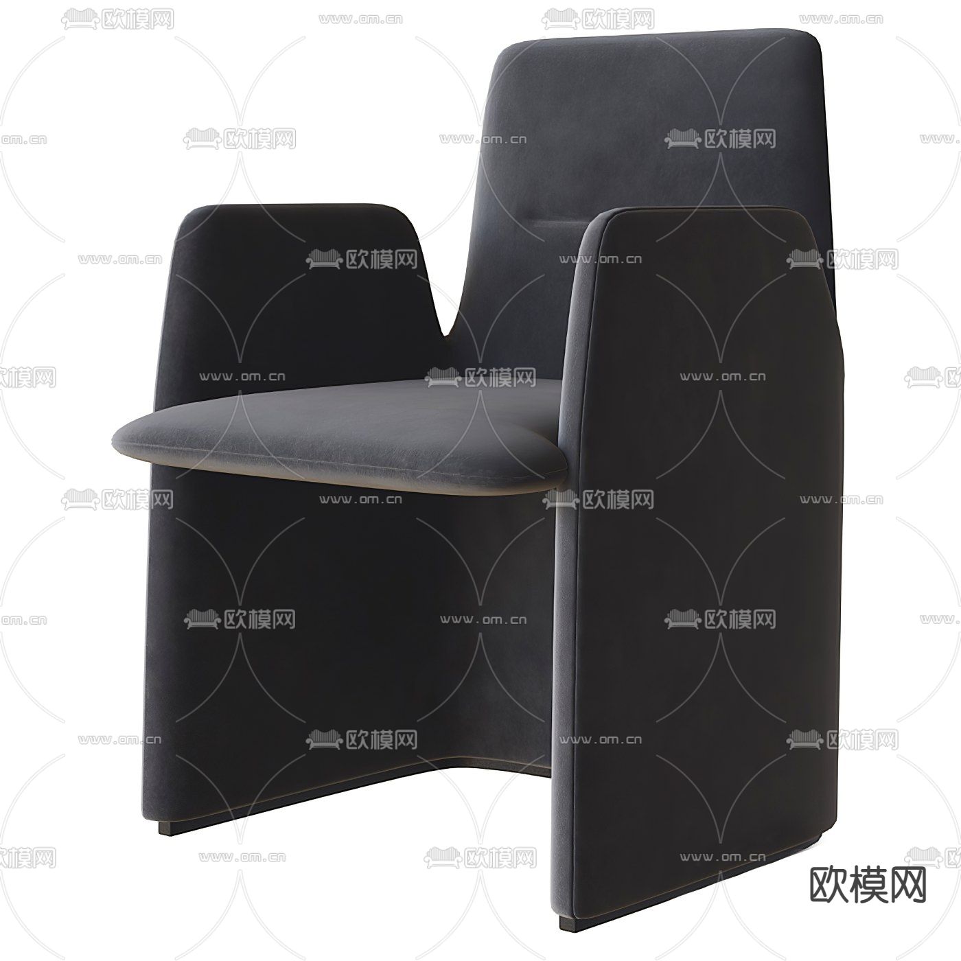 poliform 休闲椅子3d模型下载（渲染图2）