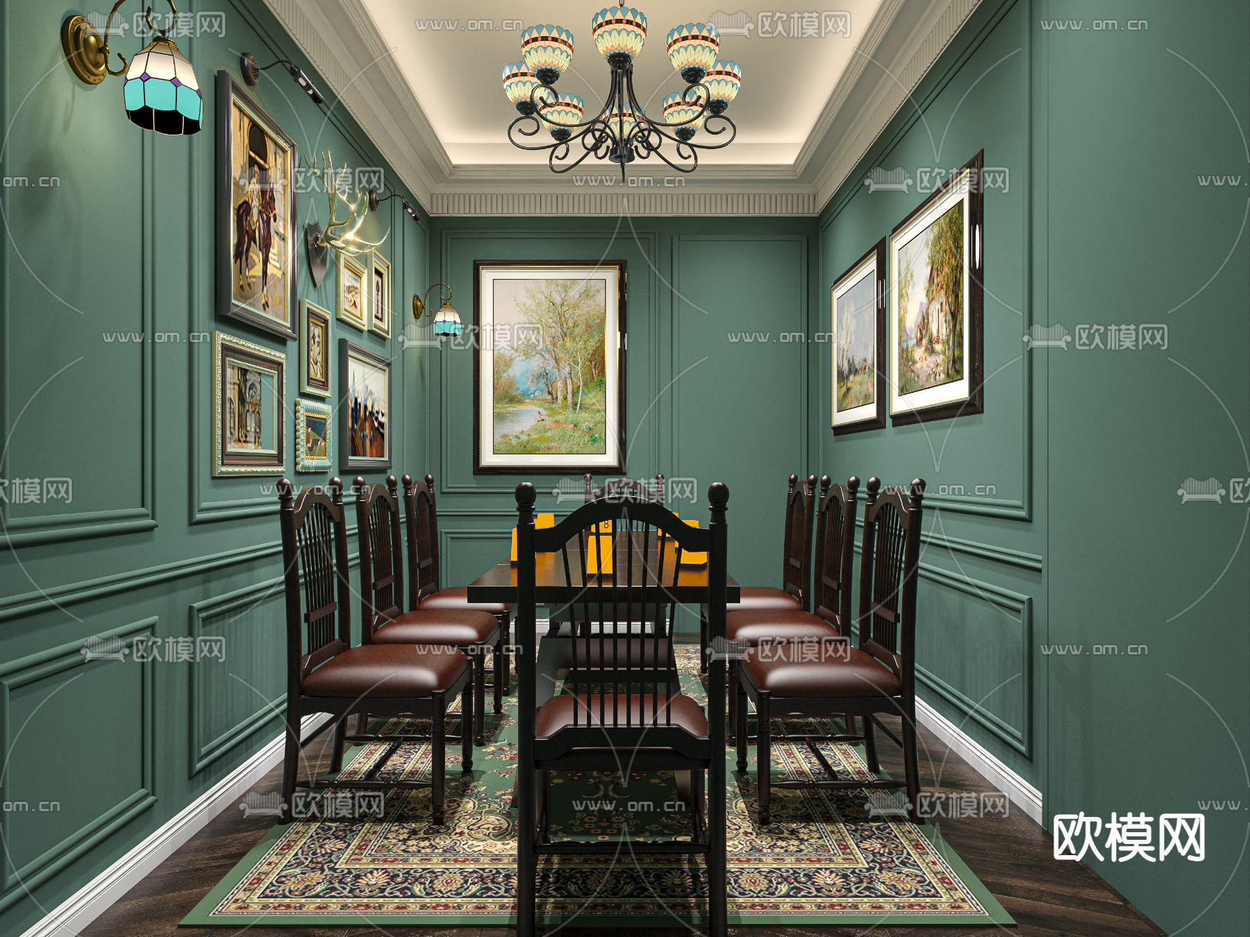 剧本杀3d模型下载（渲染图4）