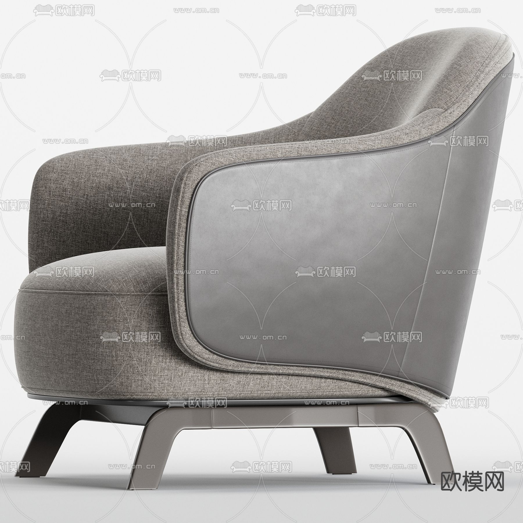 Poliform Kaori单人沙发3d模型下载（渲染图5）