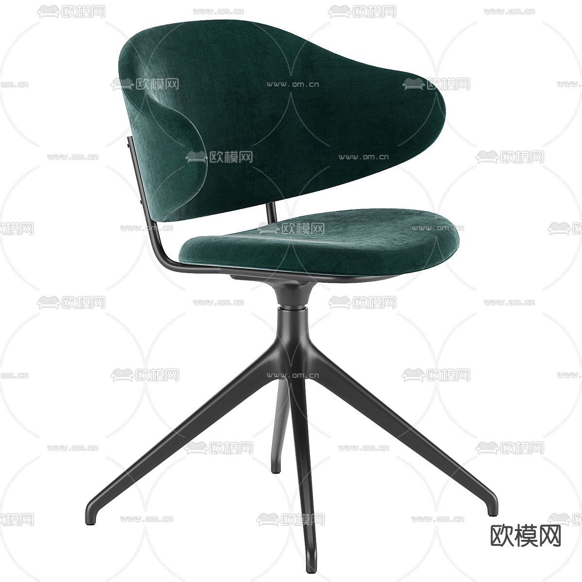 Calligaris 办公椅 班前椅3d模型下载（渲染图1）