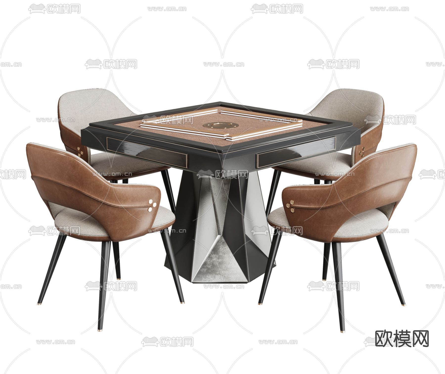 麻将桌 娱乐桌3d模型下载