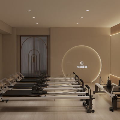  现代瑜伽馆 普拉提su模型 