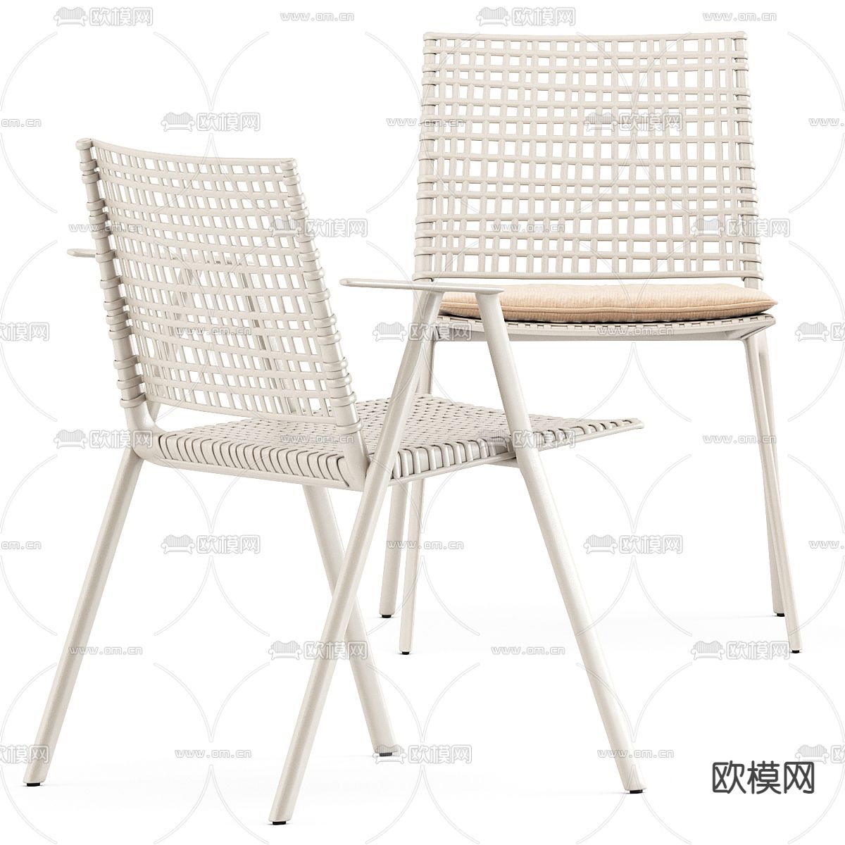 tribu 户外桌椅3d模型下载（渲染图3）