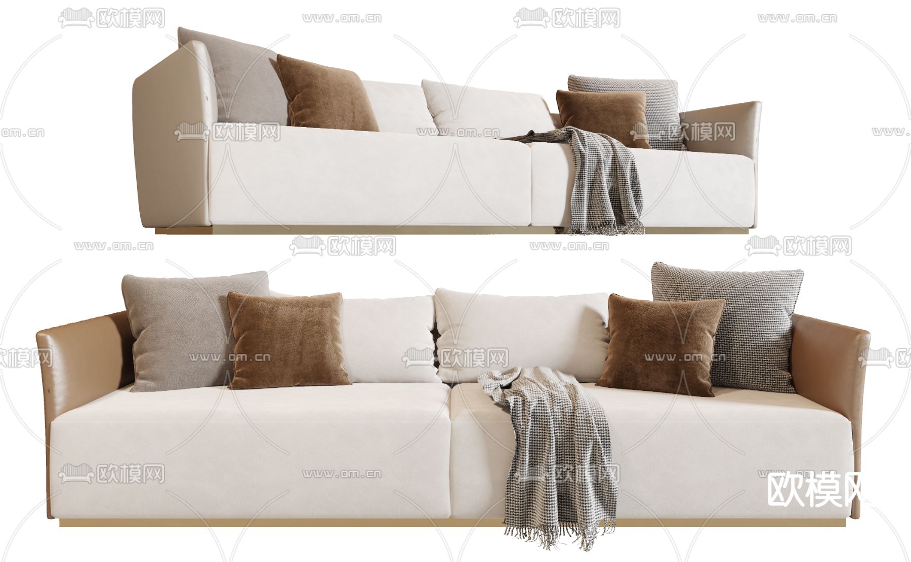 Minotti  双人沙发3d模型下载