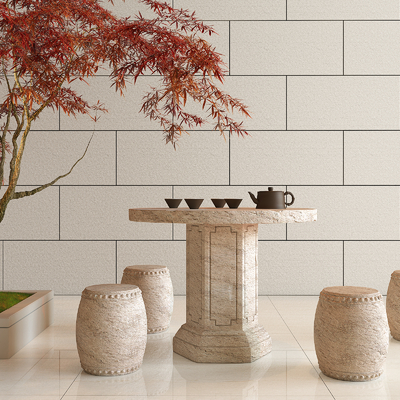  新中式石桌 石凳 户外桌椅su模型 