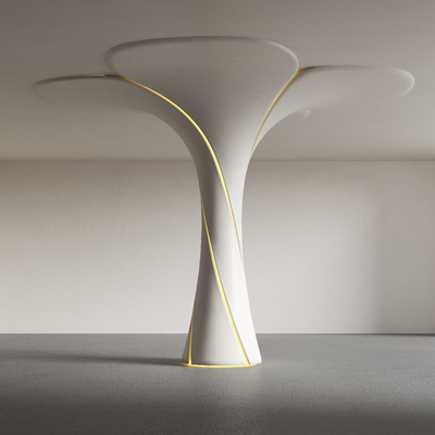  现代异型柱子 创意柱子su模型 