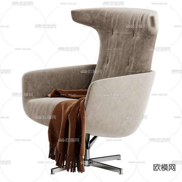 Onsa Chair 休闲椅子3d模型下载(渲染图1)