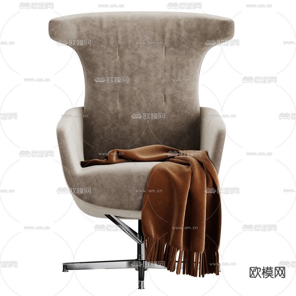 Onsa Chair 休闲椅子3d模型下载(渲染图2)