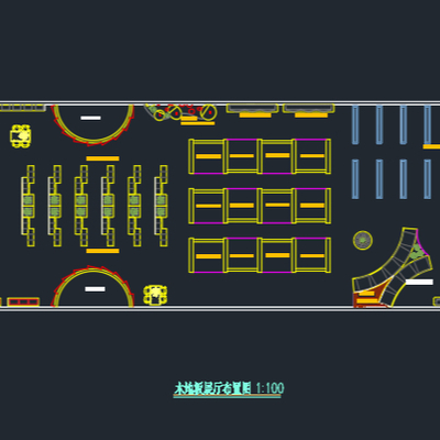  木地板布置图1200平方cad施工图 