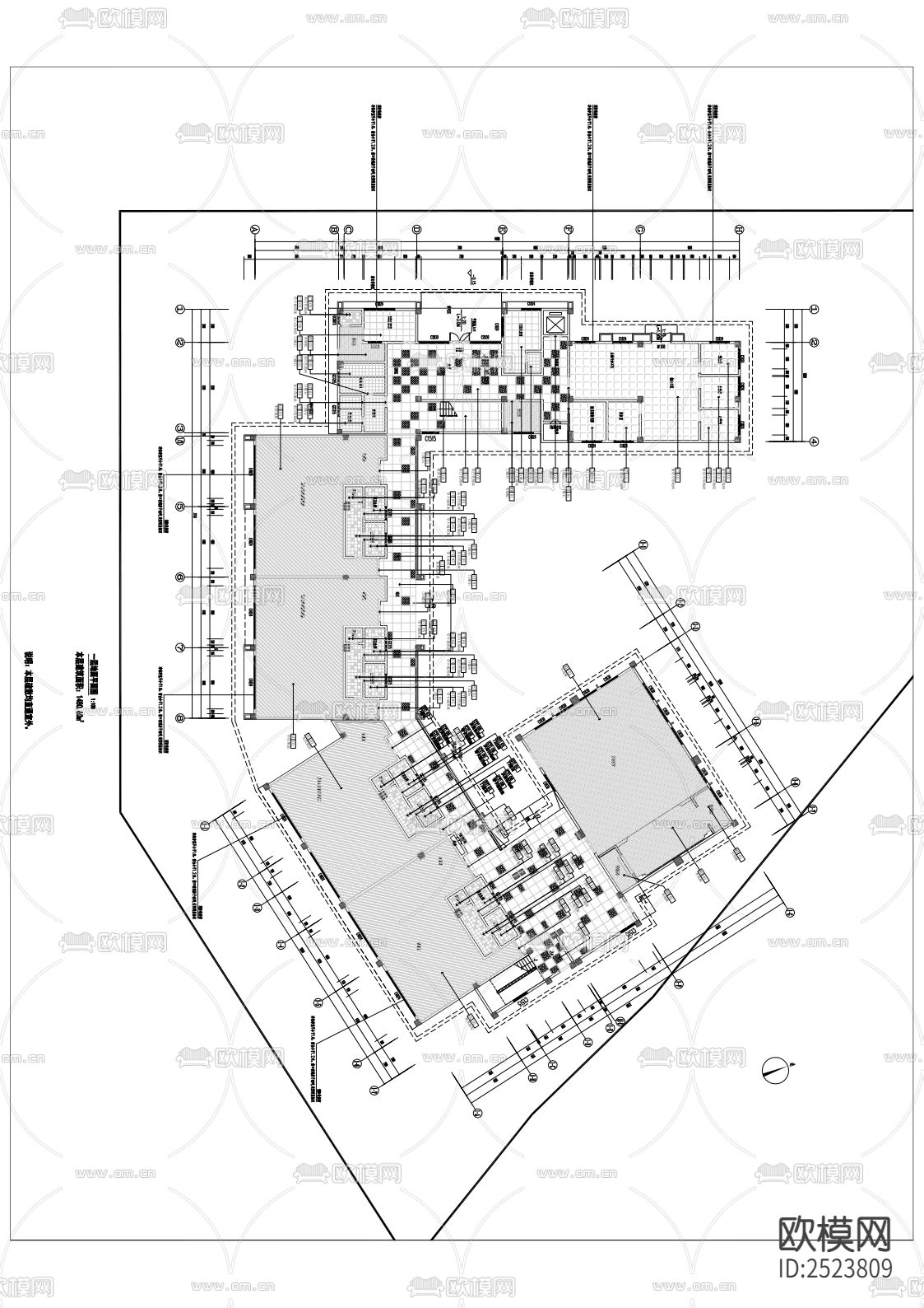 双福第二幼儿园cad施工图下载（渲染图4）
