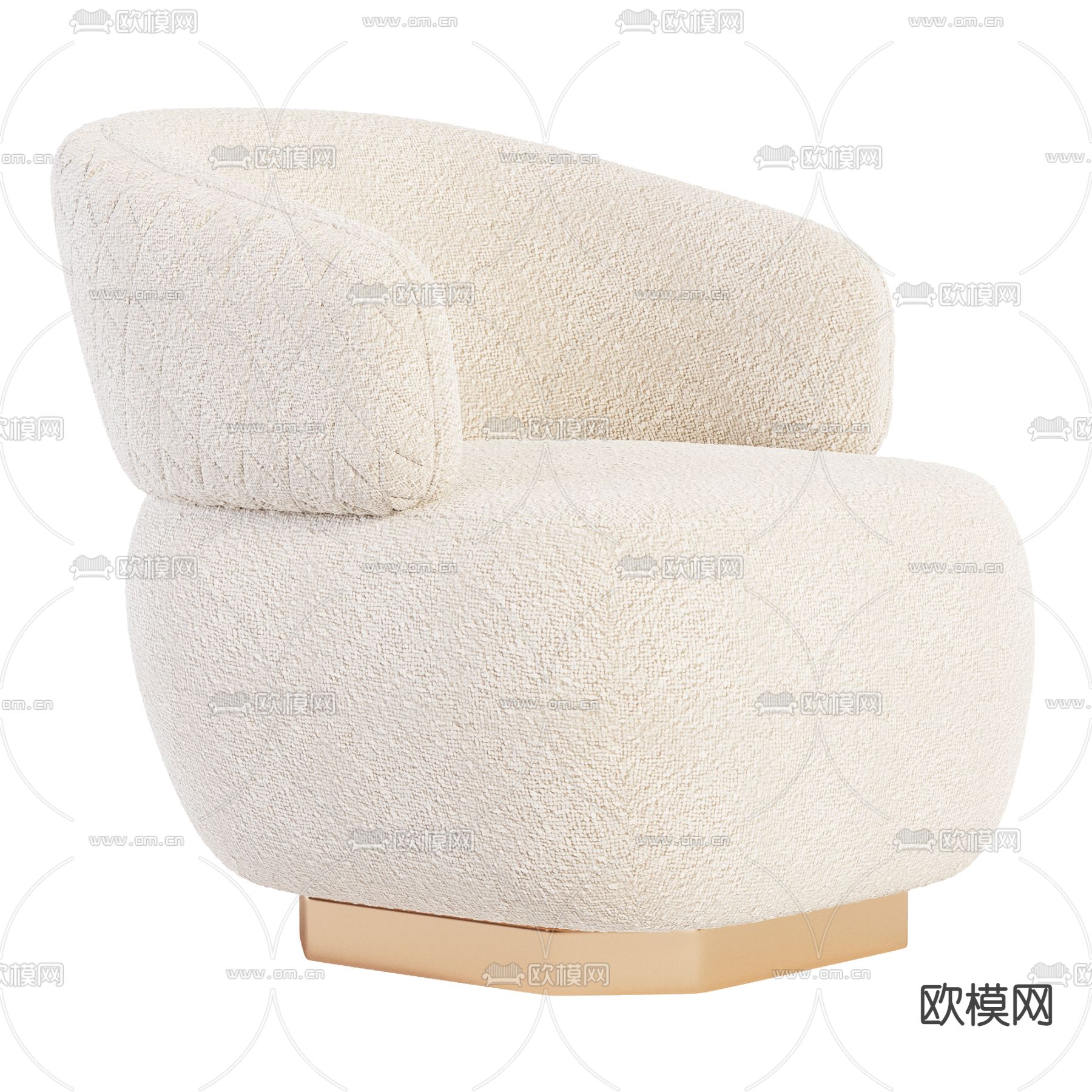 单人沙发3d模型下载